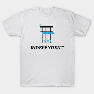 B Independent B Guitar Chord Tab Light Theme T-Shirt